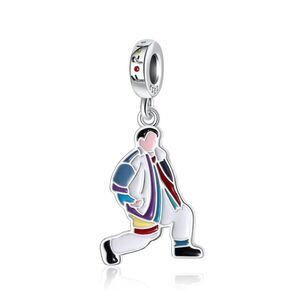 NWOT Friends TV Series Joey's 'Could I Be Wearing Any More Clothes' Dangle Charm